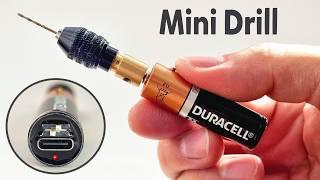 DIY Mini Drill - How to Make a Powerful Mini Drill - Rechargeable with Type-C!