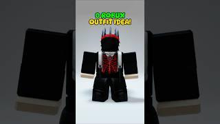 0 Robux MM2 Outfit Idea! TryHard Headless Free Items Avatar! #roblox #shorts