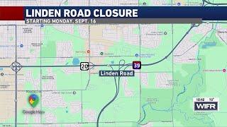 Part of Linden Road in Rockford to close starting Monday