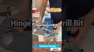 Hinge Boring Drill Bit Precision Tools for Cabinet and Furniture Assembly    #Jimskilledhands