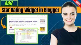 How to Add a Star Rating Widget in Blogger 2024 | Full Guide