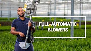 The 3 full-automatic blowers to distribute natural enemies from Koppert