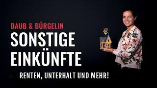 Renten und Unterhalt: So gibst du sonstige Einkünfte korrekt an | Daub & Bürgelin (Steuerberater)