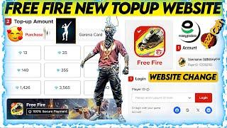 FREE FIRE NEW TOPUP WEBSITE | TOPUP WEBSITE NEW CHANGES | HOW TO TOPUP DIAMONDS | FF TOPUP WEBSITE