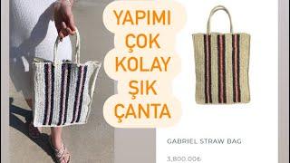 YAPIMI ÇOK KOLAY ÇOK SEVİLECEK ÇANTA/ #çantayapımı #crochet #diy #crochetbag #challenge #handmade