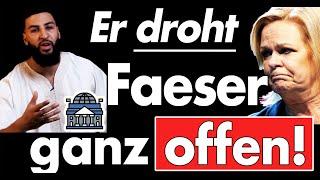 Muslim Interaktiv droht Nancy Faeser wegen Verbot mit Amtseid und Grundgesetz - Demo mit Folgen!