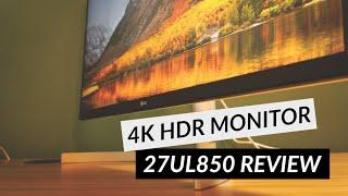 LG 27UL850 Review - The Best 4K HDR Monitor For 2020