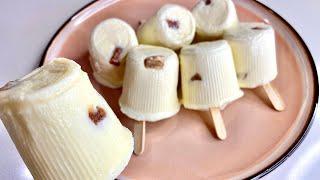 HELADOS DE LECHE Y BOCADILLO  HELADO CREMOSO #helados #dulce #recetafacil #postre #leche