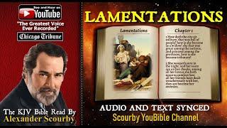 25 | Book Lamentations | Read by Alexander Scourby | AUDIO & TEXT | FREE on YouTube | GOD IS LOVE!