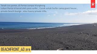 Beachfront Tanah Los pantai ,di Pantai Jumpai Klungkung