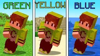 Minecraft But I Can't Touch Any Color!