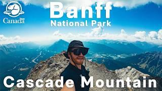 Quick Watch: 1500 Meters UP in 10k - Running Cascade Mountain In Banff!