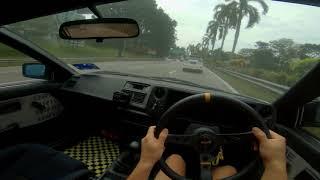 POV AE86 4AGE 16V ITB from Segambut to Bangsar.