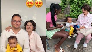 MOTHER IN LAW MEETS OUR SON FOR THE FIRST TIME! *amazing reaction*