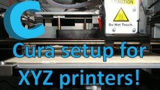 Use CURA on XYZ Da Vinci Printers!