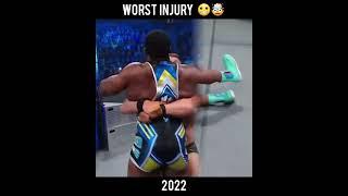 He Nearly Died ! Worst injury Of 2022 #shorts #wwe