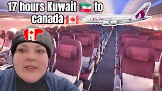 I TRAVELLED FROM KUWAIT TO MONTREAL, CANADA TRAVEL VLOG