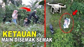 Terekam Drone! Bocil Ketahuan Mojok Dikebun Sawit Langsung Kita Grebek