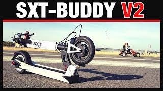 SXT-BUDDY V2, mehr POWER mehr REICHWEITE! Escooter, Eroller, Test, Anleitung, Review (DEU-GER)