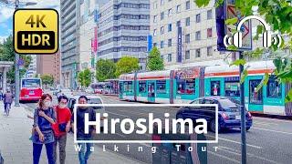 Hiroshima Walking Tour - Hiroshima Japan [4K/HDR/Binaural]