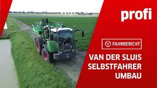 Selbstfahrende Feldspritze Van der Sluis als Umbau | profi #Fahrbericht