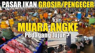 Surga Belanja Ikan Laut Segar & Olahan Boga Bahari di Resto Apung, Pedagang Jujur? #muaraangke