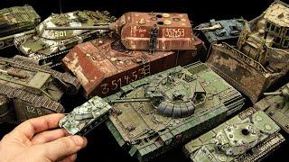 These Are The Models I Built Before Youtube (Tanks, Bulldozers And Submarines )