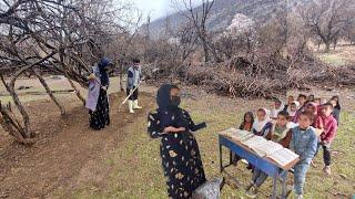 The legend and the spirit of God work in the village in making the place for the tree