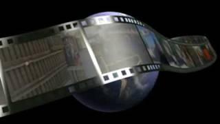 Globe and Filmstrip 3D animation