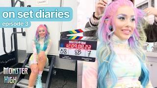 behind the scenes on Nickelodeon's Monster High  || on set diaries - episode 3