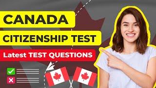 Canadian citizenship test 2024 | Latest Test Questions | Practice Online