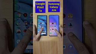 Google Pixel 7A Vs Samsung Galaxy A54 Speed Test Comparison |