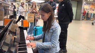 Young  Piano Girl’s Tune Gets Rocked