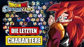 NUR NOCH 50 CHARAKTERE! So wird das finale DRAGON BALL SPARKING ZERO Roster aussehen!