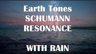 PURE Earth Tones Schumann Resonance With Rain