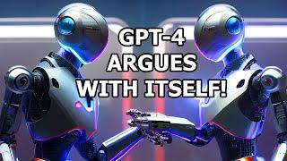 Watch GPT-4 Debate with Itself! (About whether it is an AGI)