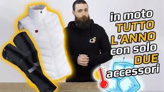 In Moto TUTTO l'ANNO con solo DUE Accessori! - Abbigliamento Riscaldato Warmme