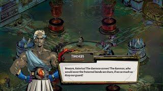 Hades: the quickest fight with Asterius and Theseus  (plus a funny dialogue)