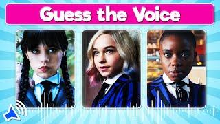 Guess the Wednesday Character by the Voice 