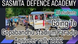 @sasmita academy gd aspirants going to paradeeep rally | @Sasmita accademy