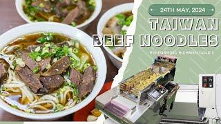 ONLINE WORKSHOP (May 24, 2024) TAIWAN BEEF NOODLE SOUP with RICHMEN GOLD 2 (10:00 AM JP)