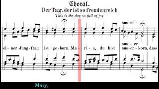 BWV 599 - 644: Das Orgelbüchlein (Scrolling)