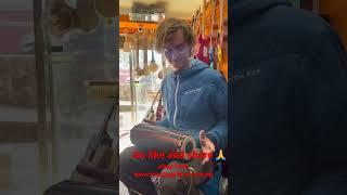 German Young Guy playing Traditional Nepali Drum Madal