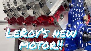 Let's get LeRoy's motor together!!  Assembling Cleetus Mcfarland's engine for LeRoy the Savage.