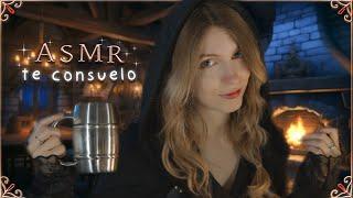 ASMR Mysterious LADY comforts you in a TAVERN ️【Medieval Fantasy】