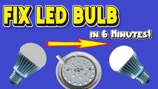 Bring Your LED Bulb Back to Life: Soldering Repair in 6 Minutes