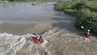 freestyle kayaking on the Dunajec river | Kajakowanie na progu Dunajca obecnie MEW