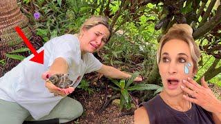 MY MOM SPOTTED A BABY ANIMAL IN HER BACKYARD! WE CAUGHT IT!