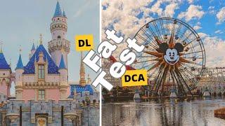 Fat Test: Disneyland and Disney's California Adventure