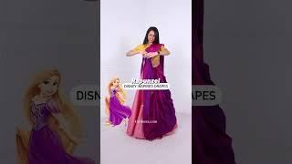 Rapunzel Inspired Drape | how to drape saree perfectly | cancan skirt for lehenga | #saree #shorts